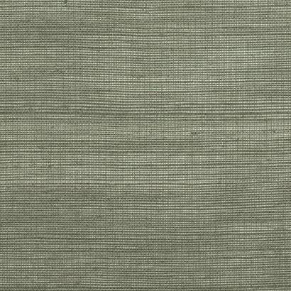 Chioggia Grey Grasscloth Wallcovering